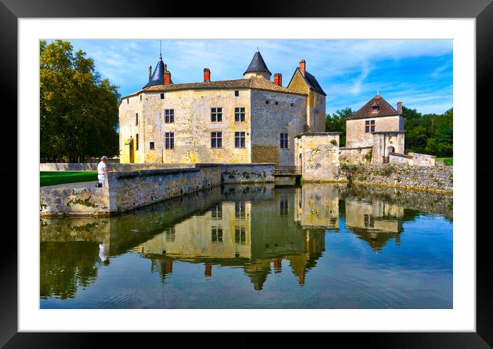 The Chateau  Framed Mounted Print by Irene Burdell