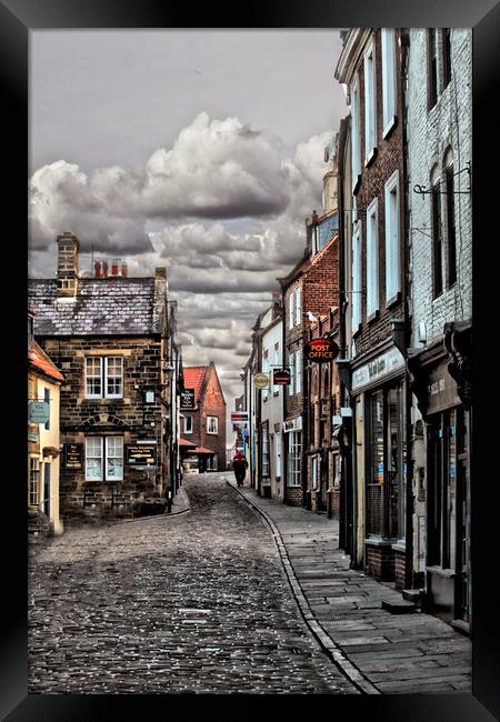 Whitby Yorkshire . Framed Print by Irene Burdell