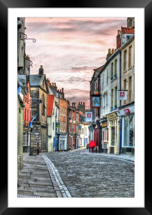 Whitby Yorkshire . Framed Mounted Print by Irene Burdell