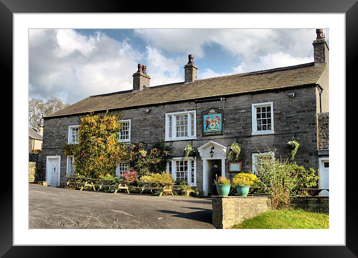 The Asserton Arms , Downham  Framed Mounted Print by Irene Burdell