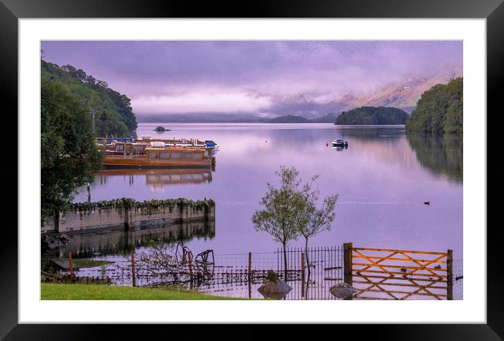 Derwent Water  Framed Mounted Print by Irene Burdell