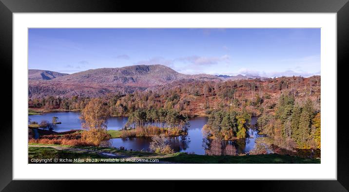 Tarn Howes Cumbria Framed Mounted Print by Richie Miles