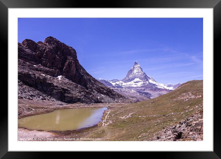 Matterhorn Framed Mounted Print by Richie Miles