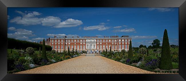 Hampton Court Palace Framed Print by Richie Miles