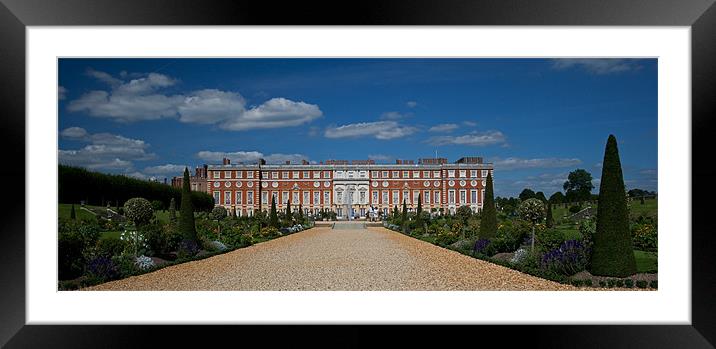 Hampton Court Palace Framed Mounted Print by Richie Miles