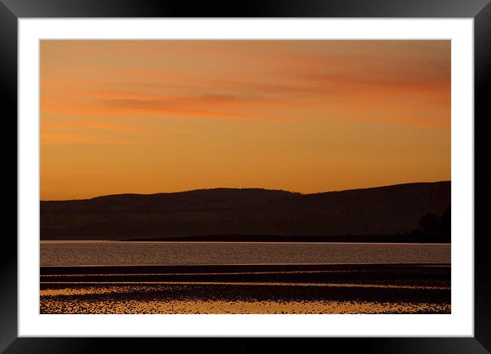 Sunset Isle of Bute Scotland Framed Mounted Print by Tim O'Brien