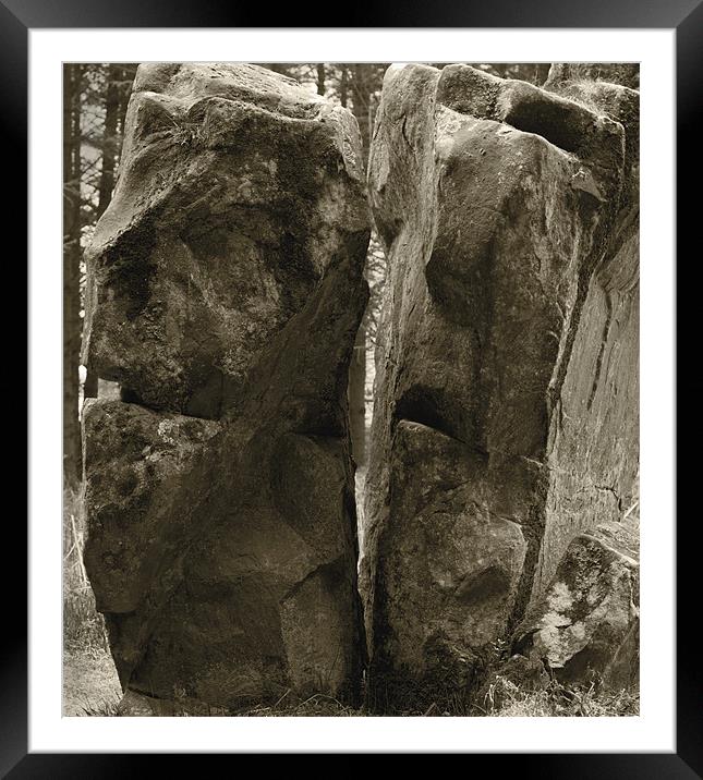 Living Standing Stones Framed Mounted Print by Tim O'Brien