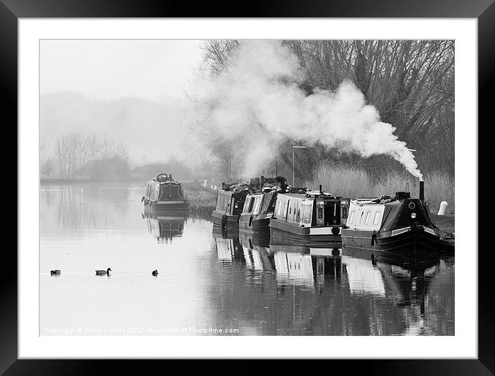 The Gloucester and Sharpness Canal Framed Mounted Print by Steve Liptrot
