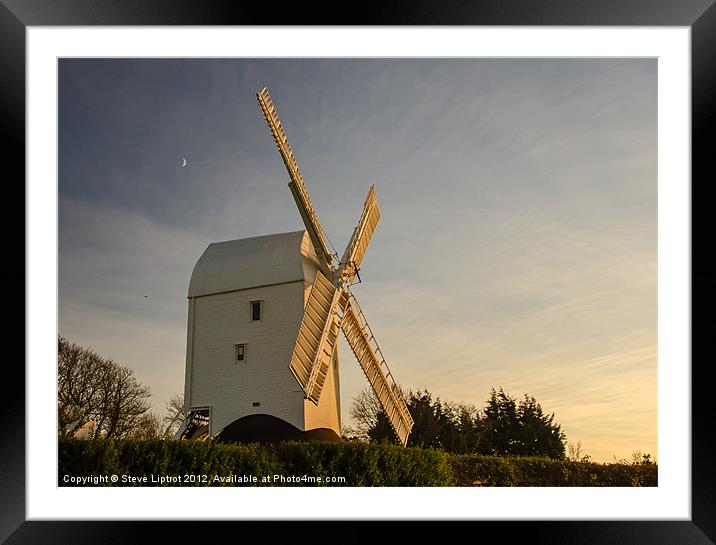 Clayton Windmill Framed Mounted Print by Steve Liptrot