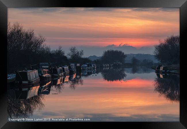 The Gloucester and Sharpness Canal Framed Print by Steve Liptrot