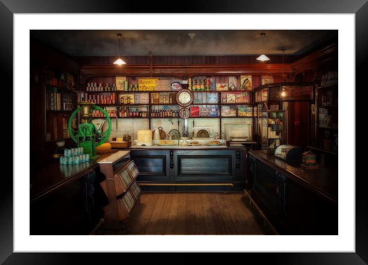 The General Store Framed Mounted Print by Steve Liptrot