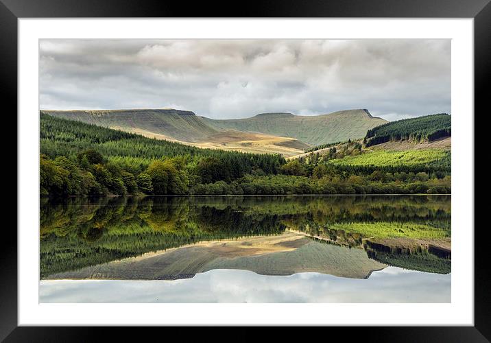 The Brecon Beacons Framed Mounted Print by Steve Liptrot