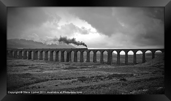 Ribblehead Viaduct Framed Print by Steve Liptrot
