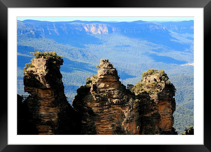 The Three Sisters Framed Mounted Print by David McLean