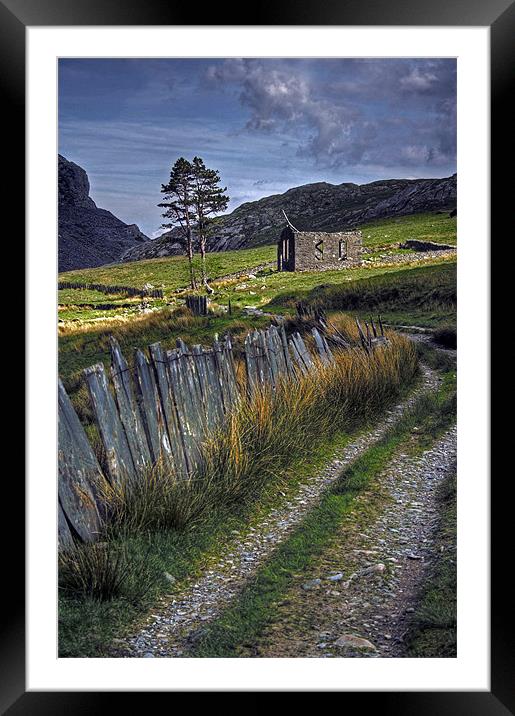 Cwmorthin chapel Colour Framed Mounted Print by Helen McAteer