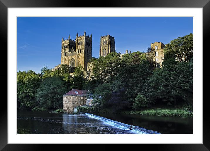 Durham Cathedral in Summer Framed Mounted Print by Kevin Tate