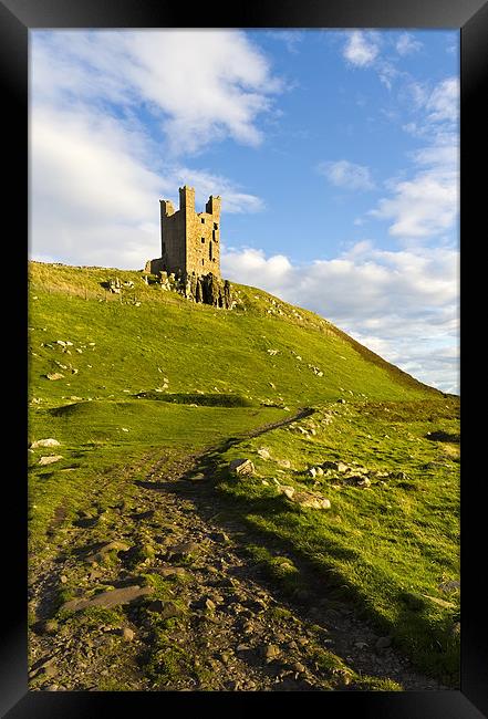 Dunstanburgh Castle, Northumberland Framed Print by Kevin Tate