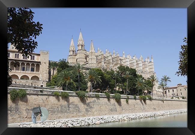 Palma Cathedral Framed Print by Kevin Tate