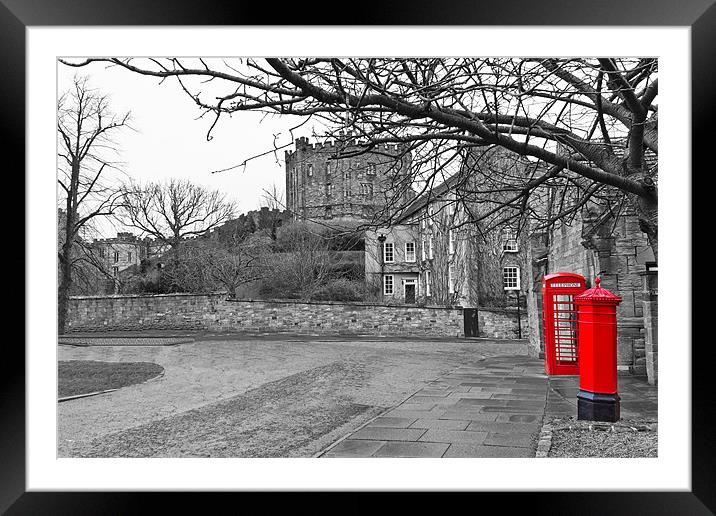 Durham Castle Keep Framed Mounted Print by Kevin Tate