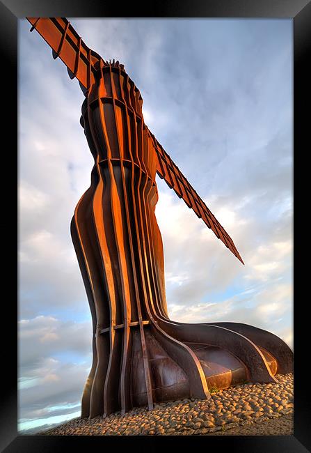 Angel Of the North Framed Print by Kevin Tate