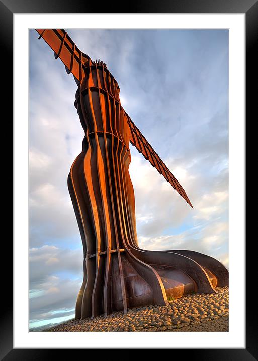 Angel Of the North Framed Mounted Print by Kevin Tate