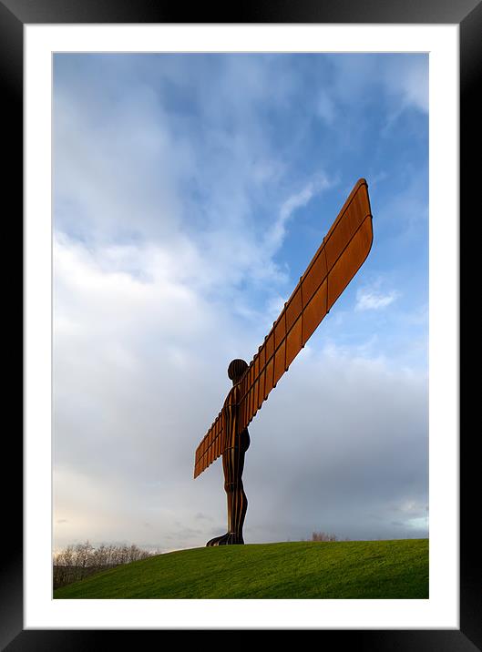 Angel Of the North Framed Mounted Print by Kevin Tate