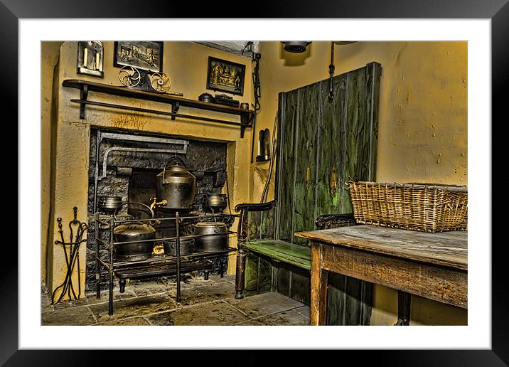 Scullery range Framed Mounted Print by Kevin Tate