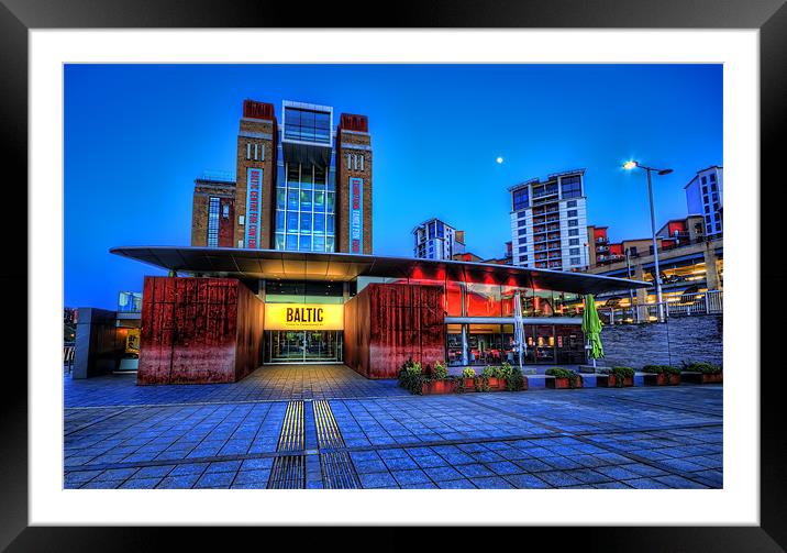 The Baltic Mills Building. Framed Mounted Print by Kevin Tate