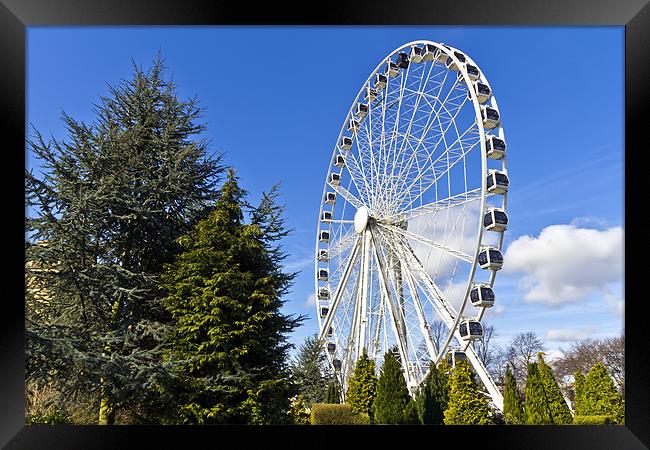 The Yorkshire Wheel Framed Print by Kevin Tate
