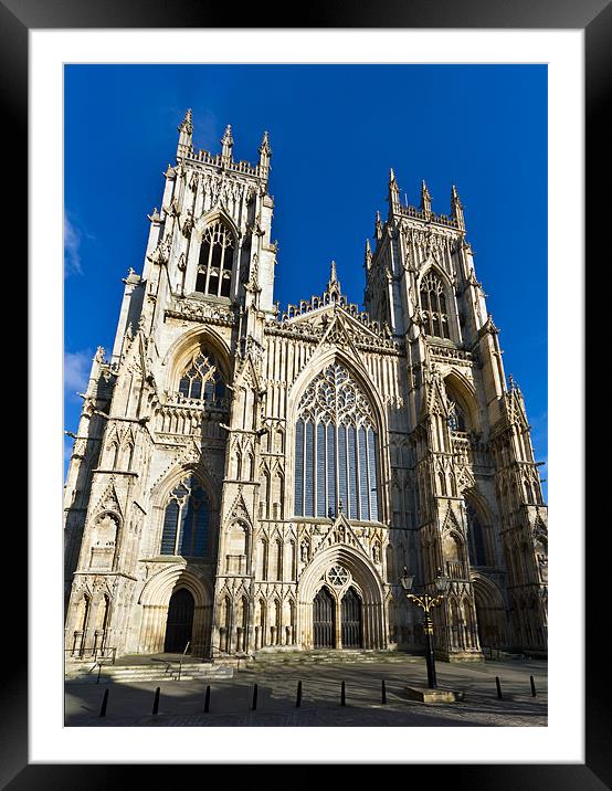 York Minster Framed Mounted Print by Kevin Tate