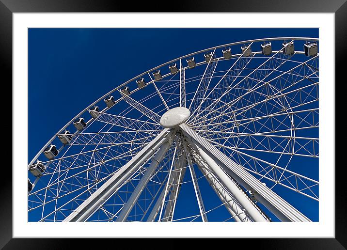 The Yorkshire Wheel Framed Mounted Print by Kevin Tate