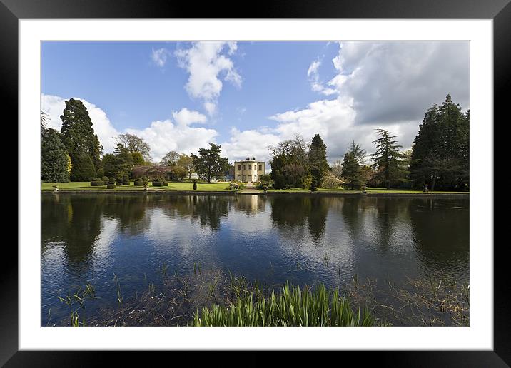 Thorp Perrow Lake Reflection Framed Mounted Print by Kevin Tate