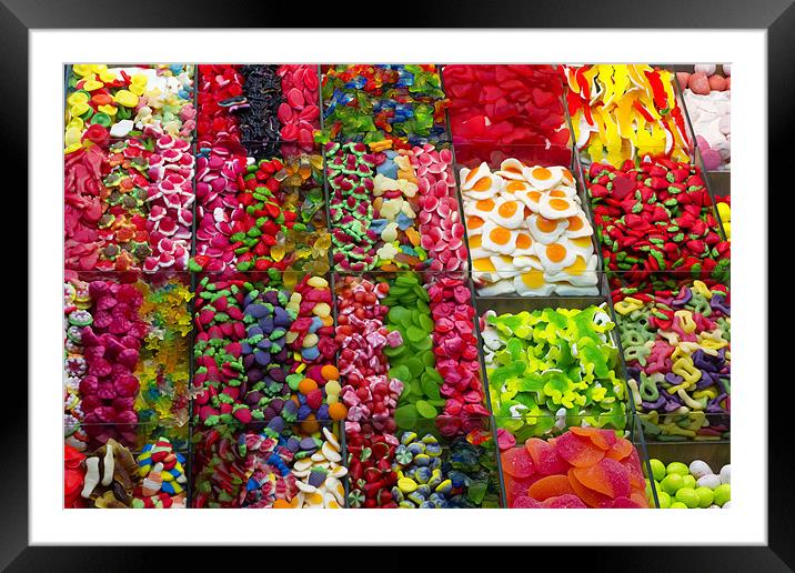 Sweets Framed Mounted Print by Kevin Tate