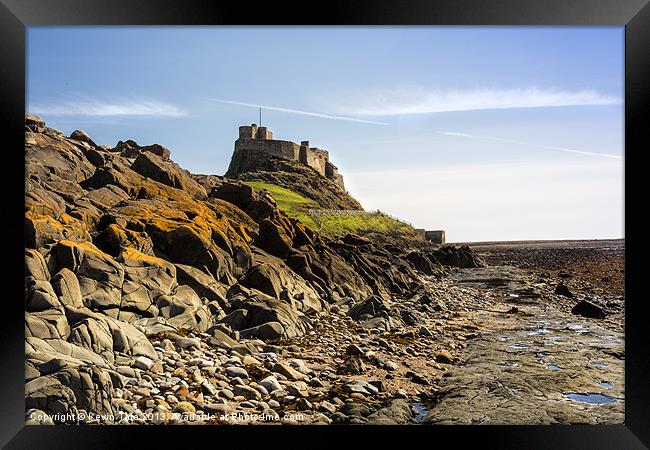 Lindisfarne Castle Framed Print by Kevin Tate