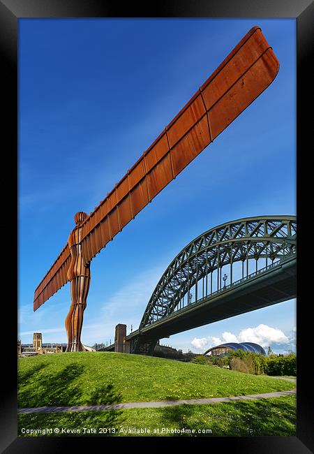 Angel of the North Montage Framed Print by Kevin Tate