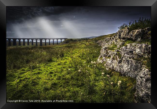 Ribblehead overcast Framed Print by Kevin Tate