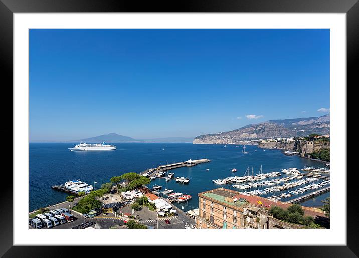 Sorrento Harbour Framed Mounted Print by Kevin Tate