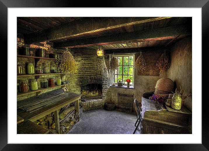 The Gardners Seed Room Framed Mounted Print by Kevin Tate