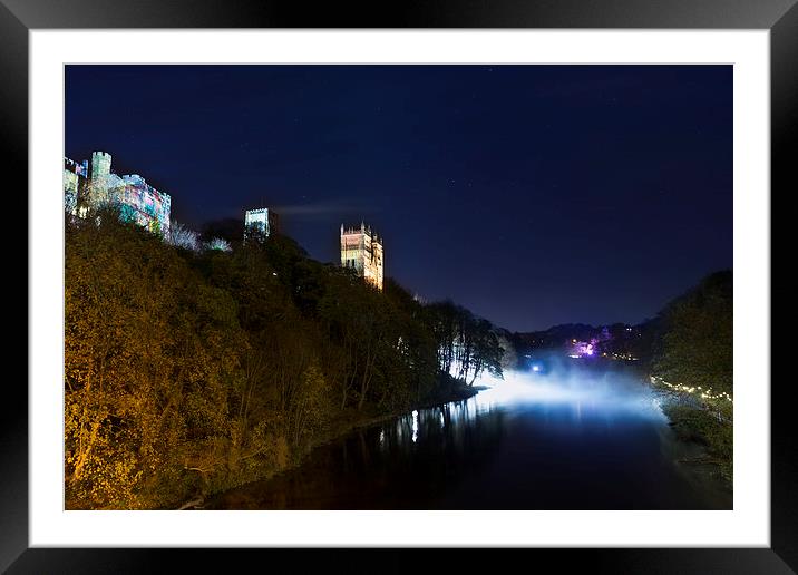 Durham Cathedral Lumiere Framed Mounted Print by Kevin Tate