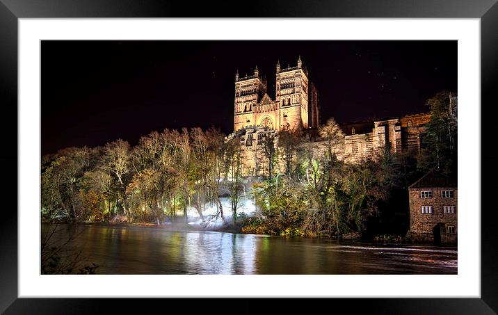  Durham Cathedral Lumiere Framed Mounted Print by Kevin Tate