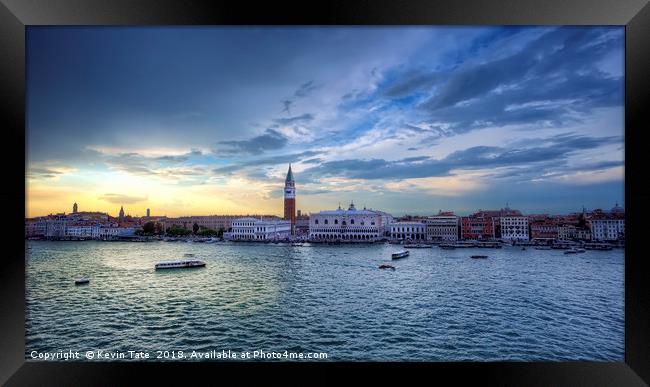 St Marks Square, Venice Framed Print by Kevin Tate