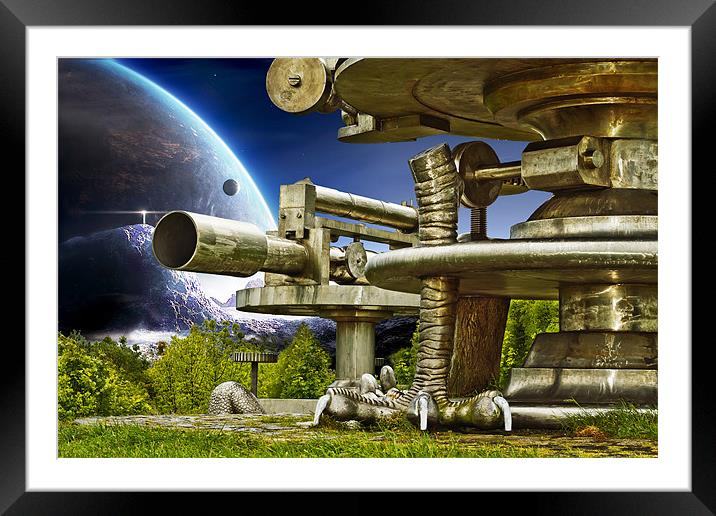 Consett Planetscape Framed Mounted Print by Kevin Tate
