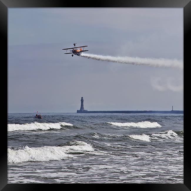 breitling wingwalker Framed Print by Northeast Images