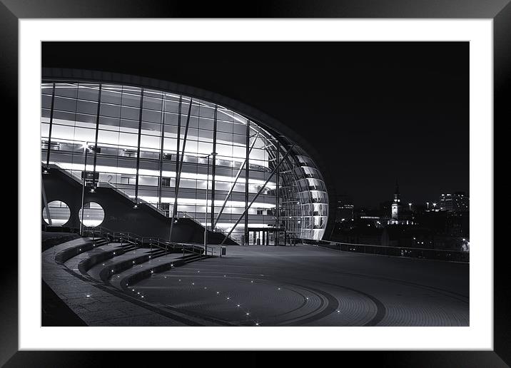 Sage b&w Framed Mounted Print by Northeast Images