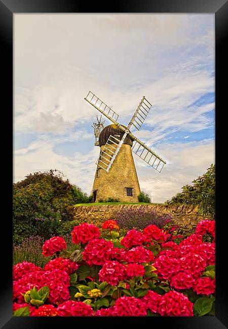whitburn windmill Framed Print by Northeast Images