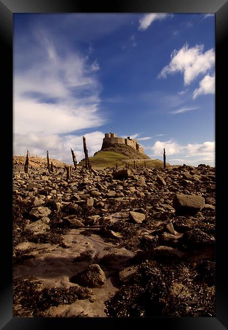 Lindisfarne castle Framed Print by Northeast Images