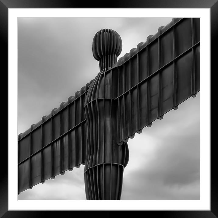 angel of the north Framed Mounted Print by Northeast Images