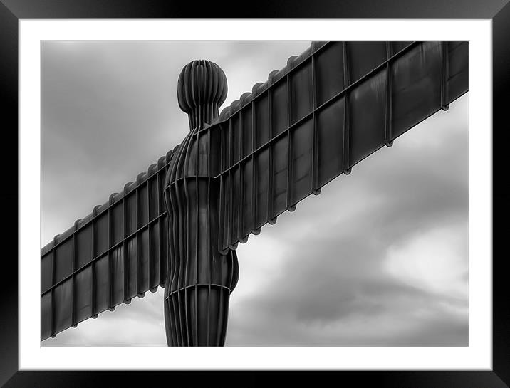 angel of the north. Framed Mounted Print by Northeast Images