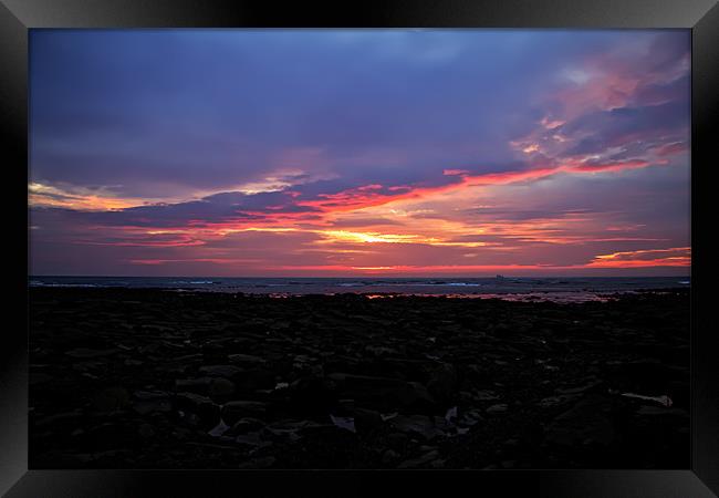 Whitley Bay sunrise Framed Print by Northeast Images