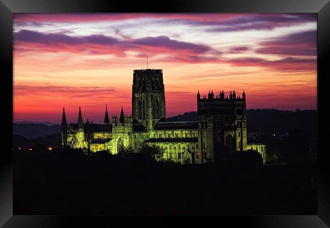 durham cathedral sunrise Framed Print by Northeast Images